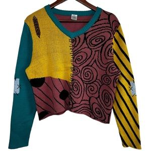 Colorful V-Neck Sweater